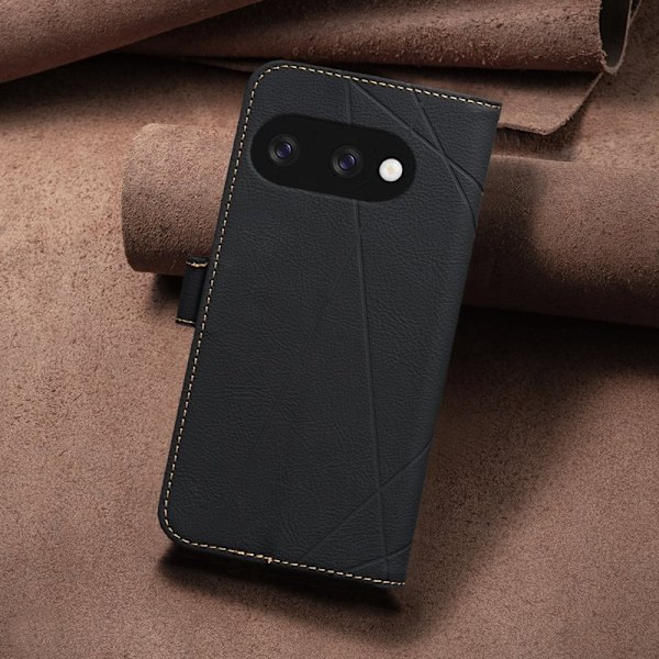 BINFEN Google Pixel 9a Plånboksfodral Konstläder - Svart