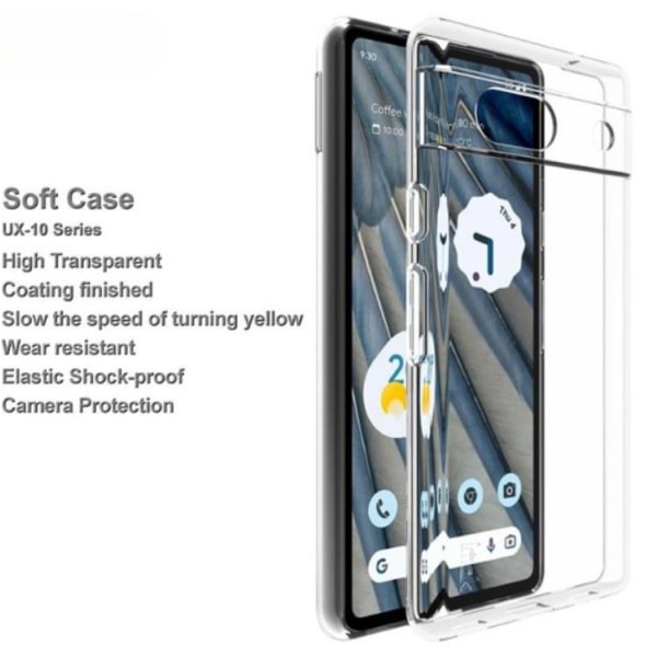 Imak Google Pixel 7A Mobile Cover UX-10 Series - Kirkas