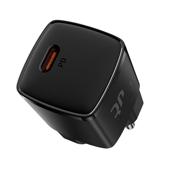 Baseus Snabbladdare 30W USB-C Cube Pro - Svart Black