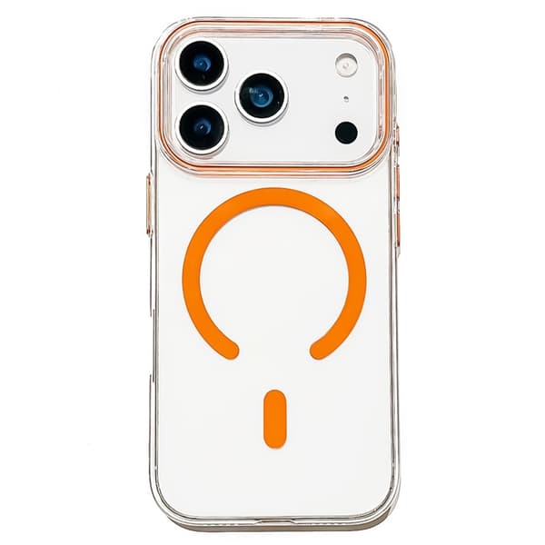 Mobilskal till iPhone 17 Pro Max MagSafe TPU + PC - Orange Orange