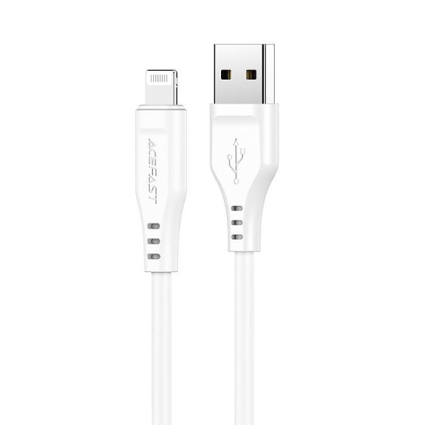 Acefast Lightning Cable 1,2m - valkoinen