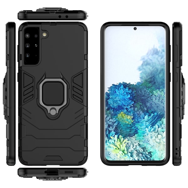 Galaxy S22 Plus Skal Ring Armor - Svart Svart