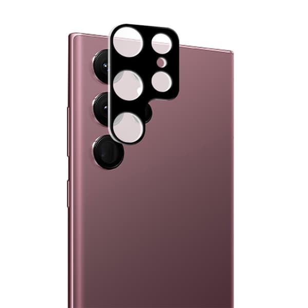 Mocolo Galaxy S23 Ultra -kameran linssuoja näytönsuoja - musta Black