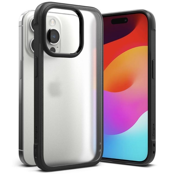 Ringke iPhone 15 Pro Mobilcover Fusion Bold - Mat Sort