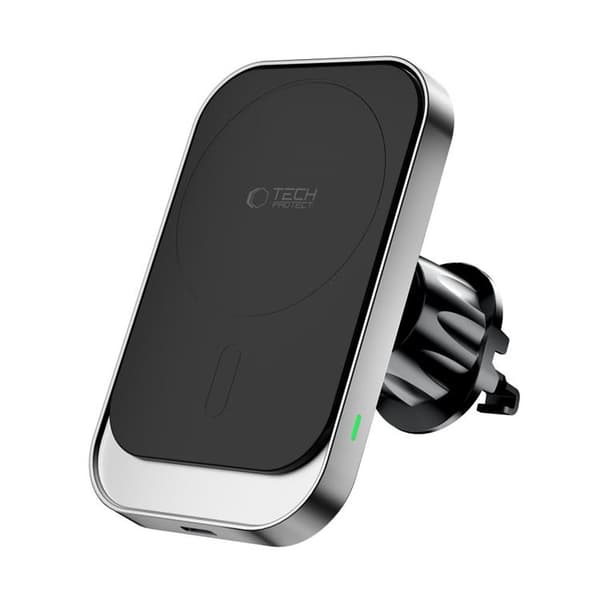Tech-Protect Bilholder Magsafe Magnetisk Trådløs Oplader 15W Svart