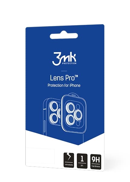 3MK iPhone 15 Graphite s Pro kameralinsebeskytter Transparent