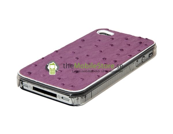 Baksideskal till Apple iPhone 4S/4 (OSTRIG LILA) Lila