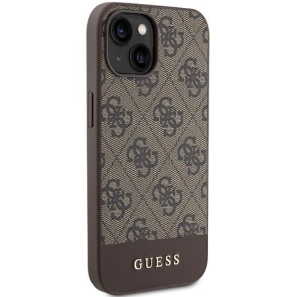 Guess iPhone 15/14/13 Mobilskal Stripe Collection - Brun