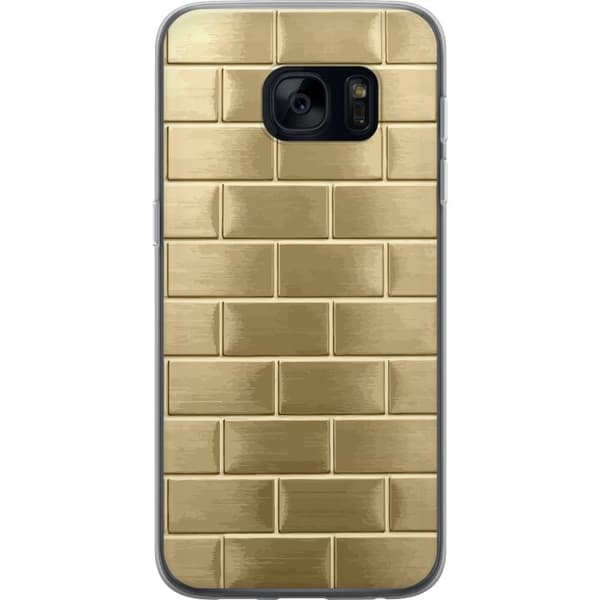 Mobilskal till Samsung Galaxy S7 med Gyllene Murstenar