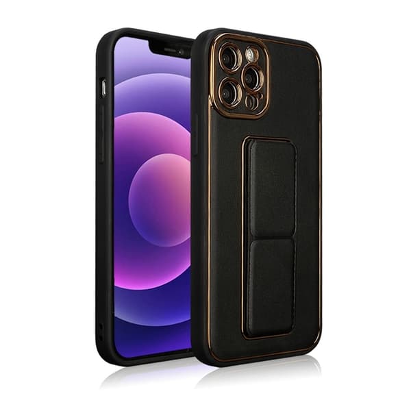 iPhone 13 Pro -kotelo Kickstand - Musta Black