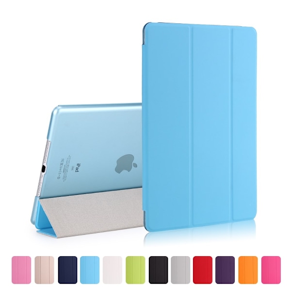 Tri-fold fodral till iPad 9.7 2017. Ljusblå Blå