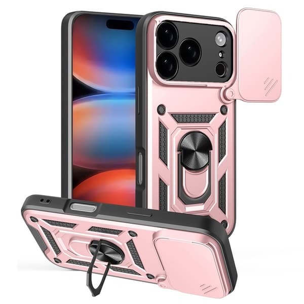 AMORUS Mobilskal till iPhone 17 Pro Max Kameralinsreglage - Silver Silver