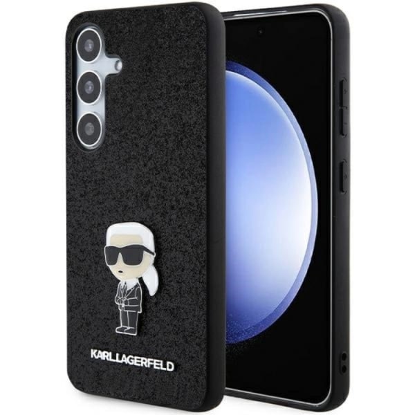 KARL LAGERFELD Galaxy S24 Plus matkapuhelimen suojakuori, kiinteä kimalteleva ikoni