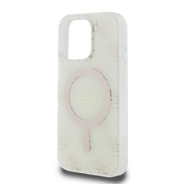 Guess Mobilskal till iPhone 16 Pro MagSafe IML 4G - Vit Vit