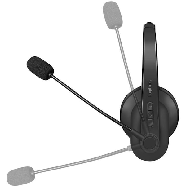 LOGILINK Bluetooth-headset Stereo Mikrofoner Svart