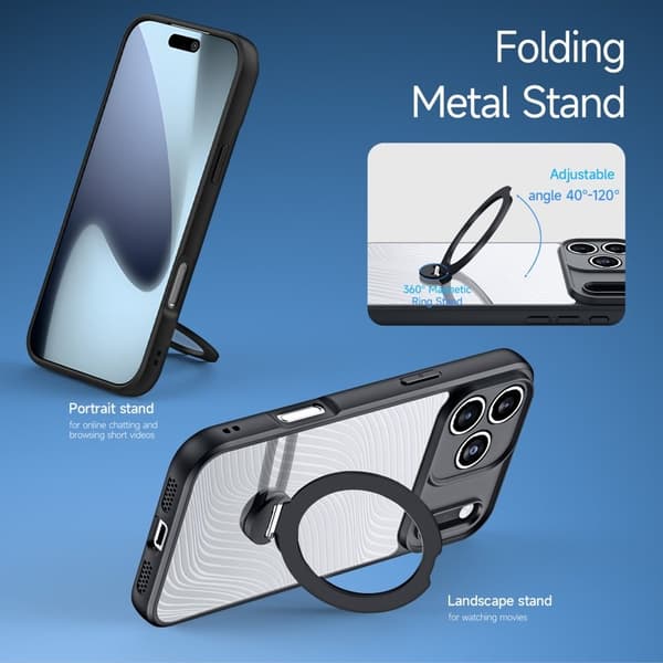 DUX DUCIS Aimo Series Mobilskal till iPhone 17 Pro Max - Svart