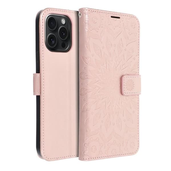 iPhone 15 Pro Max Pung Etui Mezzo - Rosa Guld Roséguld