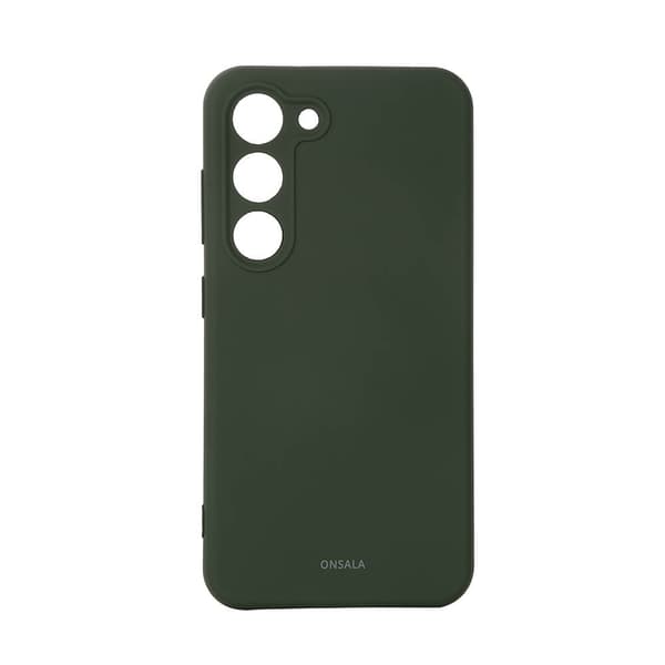 ONSALA Galaxy S23 5G Etui Silikone - Mørkegrøn Grön