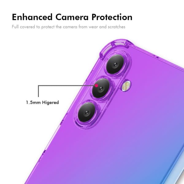 Enkay Mobilskal för Samsung Galaxy S26 Plus TPU Stöttålig - Lila