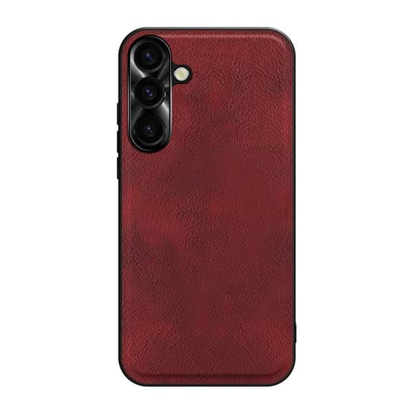 Mobilskal för Samsung Galaxy S26 Plus PU + TPU + PC - Vinröd