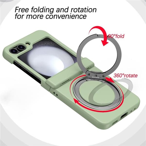 Mobilskal till Galaxy Z Flip 7 Magsafe Spring Hinge - Grön Transparent