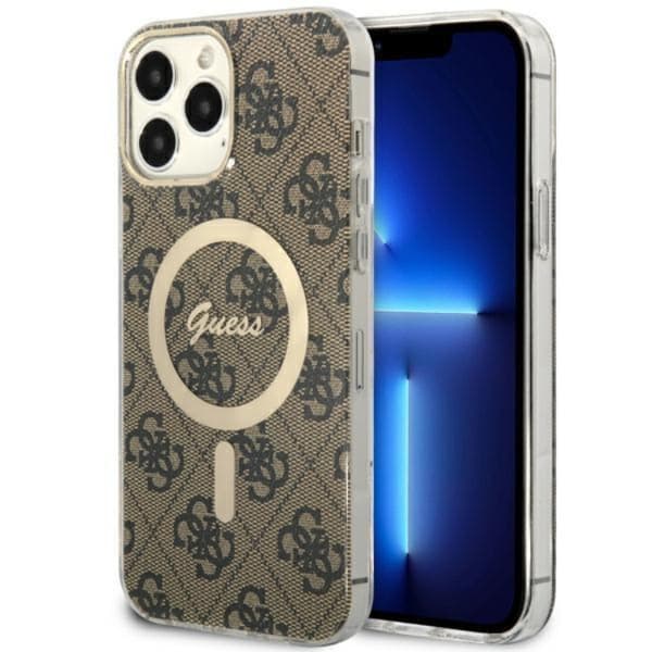 Guess iPhone 13 Pro Max -puhelinkotelo MagSafe 4G - Ruskea Brun