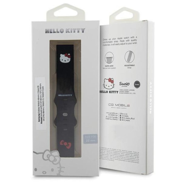 Hello Kitty Galaxy Watch 6 Classic (47mm) Rem Kitty Head - Sort