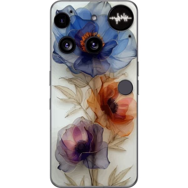 Mobilskal till Nothing Phone (3) med Silkesblommor
