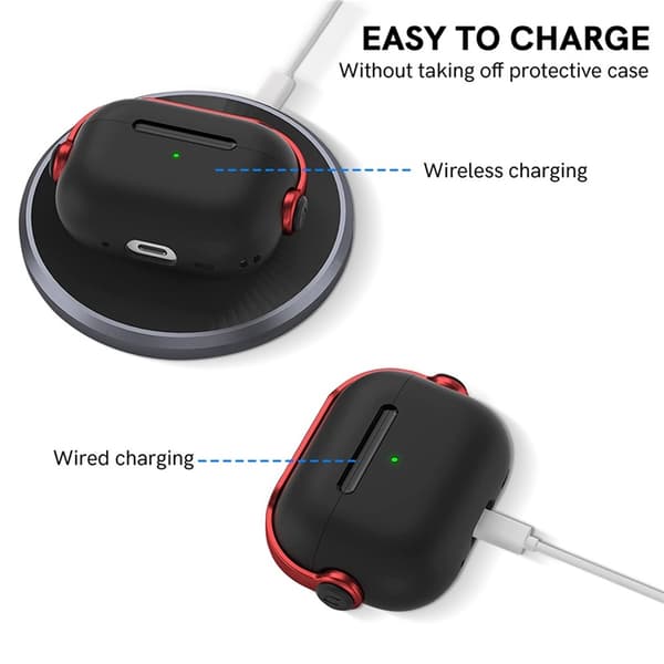 AHASTYLE AirPods Pro/Pro 2 Mobilskal Bluetooth WG109 Grön