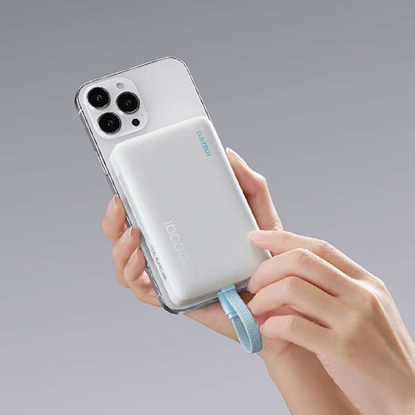 Cuktech Magnetisk Powerbank 10000 mAh CP132ML - Vit