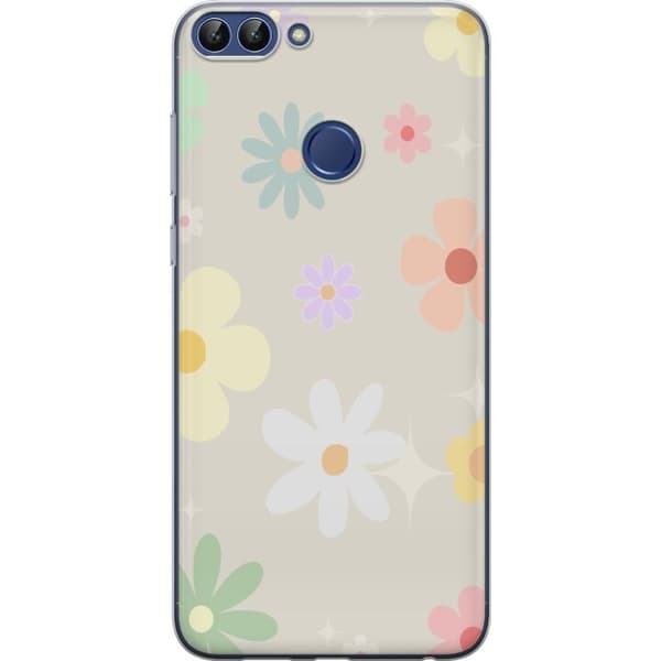 Mobilskal till Huawei P smart med fejdande blommor