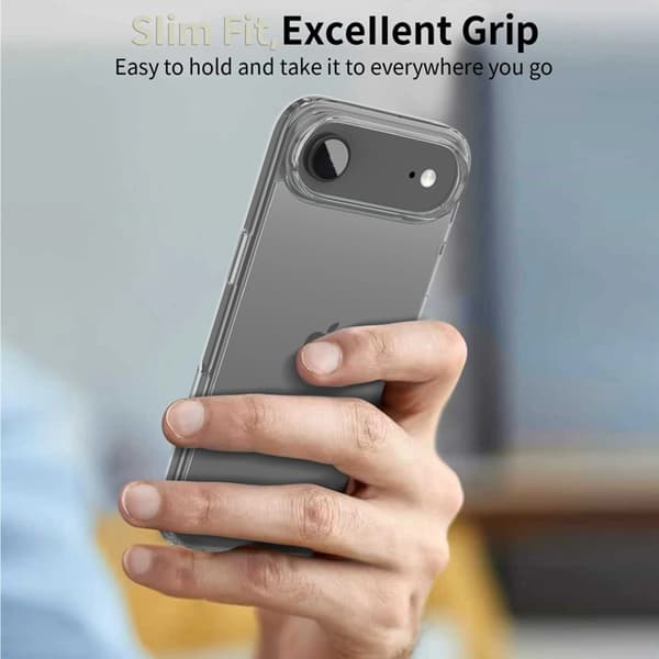 Tech-Protect Mobilskal till iPhone Air Flexair Hybrid - Clear Svart