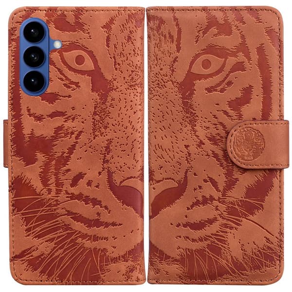 Plånboksfodral för Samsung Galaxy S26 Plus Konstläder - Brun