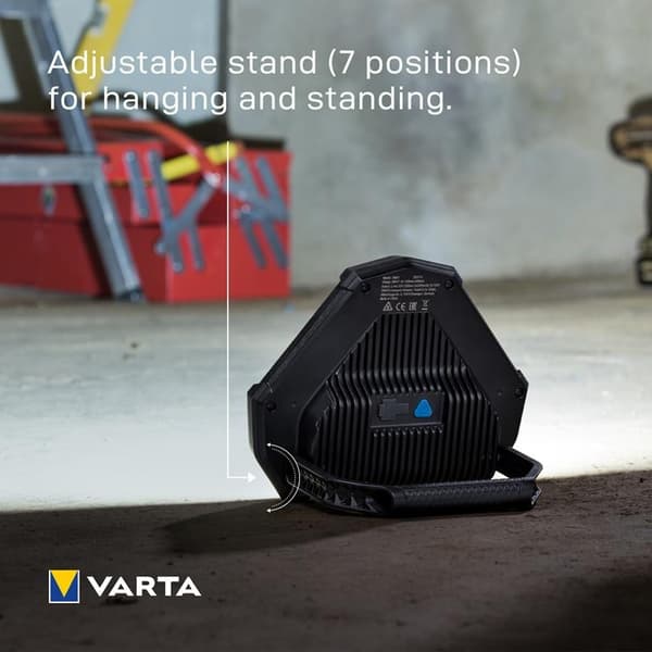 Varta Work Flex Stadium Light Arbetsbelysning uppladdningsbar IP54 1450 lm