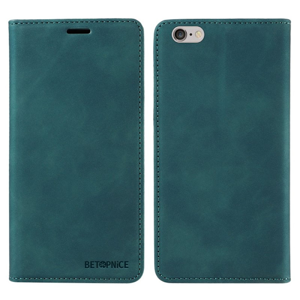 BETOPNICE 003 iPhone 6 Plus/7 Plus/8 Plus Plånboksfodral TPU+PU - Grön