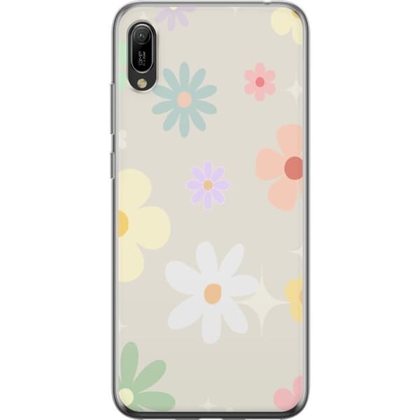 Mobilskal till Huawei Y6 Pro (2019) med fejdande blommor