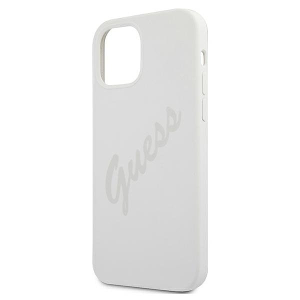 Guess Skal iPhone 12 Mini Script Vintage - Cream Beige