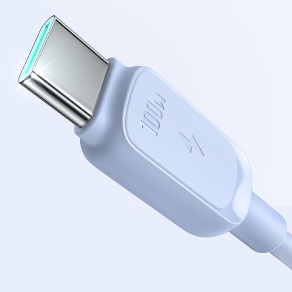 Joyroom USB-C–USB-C-kaapeli 100 W 1,2 m - Sininen