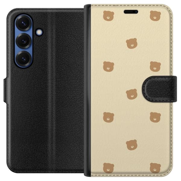 Plånboksfodral till Samsung Galaxy S25+ med Björnmönster