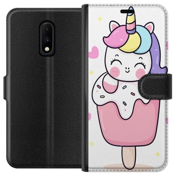 Pung Taske til OnePlus 7 med Happy Unicorn