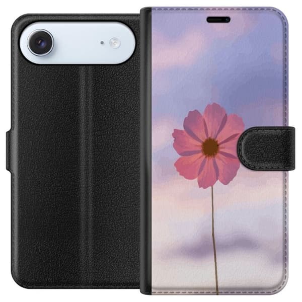 Plånboksfodral till Apple iPhone 17 Air med Rosa blomma