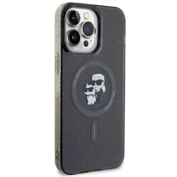 KARL LAGERFELD iPhone 11/XR Mobilskal Magsafe Glitter - Svart Svart