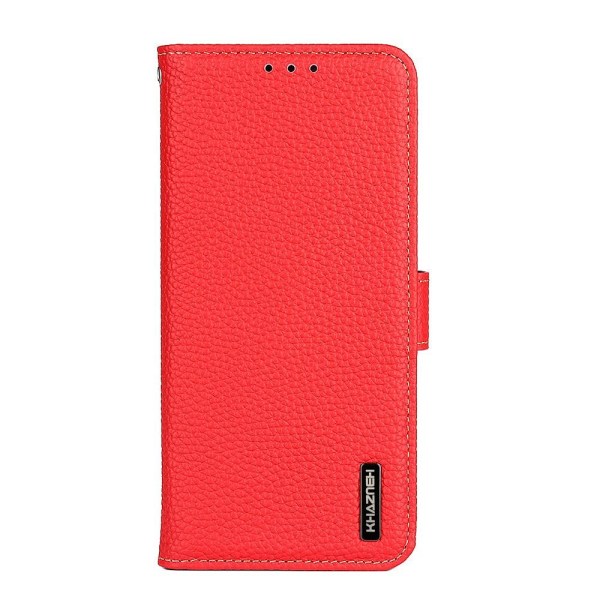 KHAZNEH - Pungetui i ægte læder Sony Xperia 10 III - Rød Red
