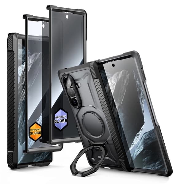 [2-Pack] SupCase Mobilskal Magsafe För Galaxy Z Fold 8 UB Grip - Svart
