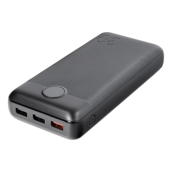 VEGER Powerbank 30000 mAh PD QC 3.0 3A 20W L30 - Svart