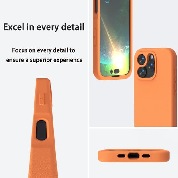 Mobilskal till iPhone 16 Pro Shockproof EVA - Orange Orange