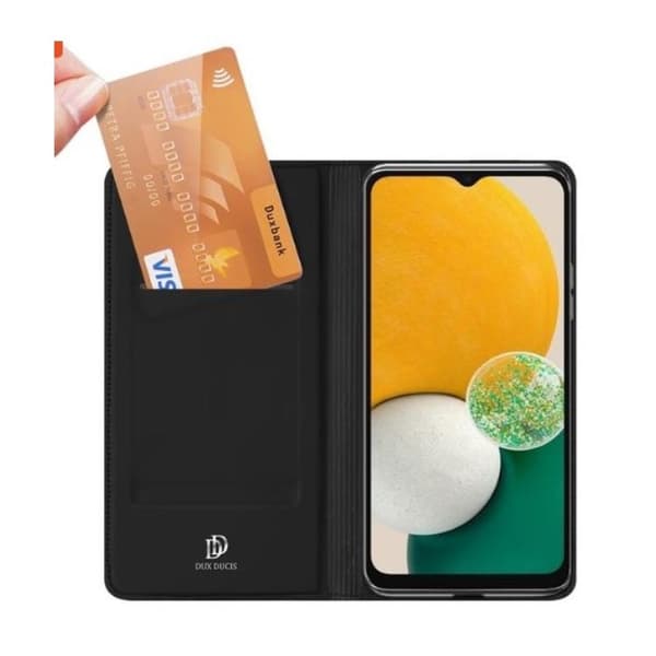 DUX DUCIS Skin Pro Galaxy A24 4G Pung Taske PU Læder - Sort Black