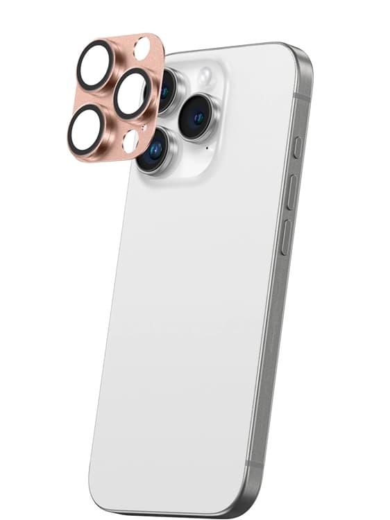 AmazingThing iPhone 16 Pro/16 Pro Max Härdat Glas Kameralinsskydd