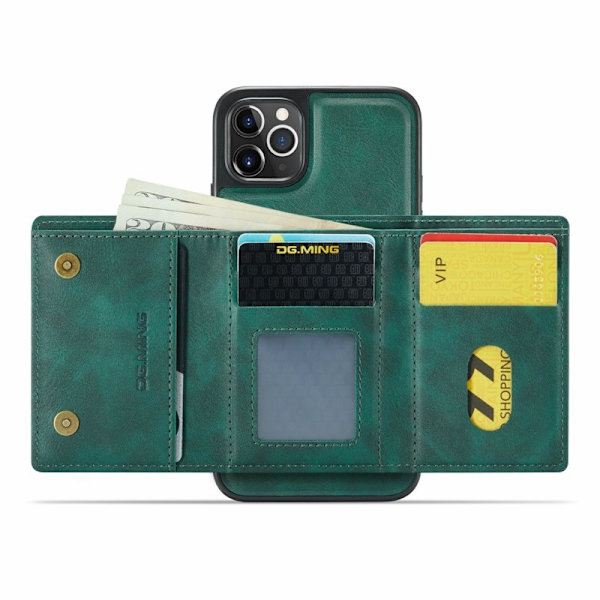 DG.MING M6 Series Mobilskal till iPhone 11 Pro Magnetiskt Grön