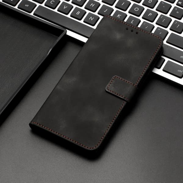 Plånboksfodral för Samsung Galaxy S26 Plus Konstläder - Svart